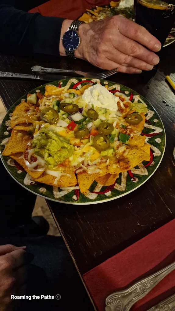 Loaded nachos at Fiesta Mexicana Mexican restaurant in Orpington